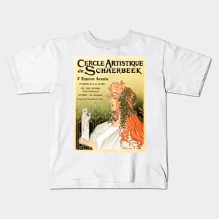 PRIVAT LIVEMONT Cercle Artistique de Schaerbeek Vintage Art Nouveau Kids T-Shirt
